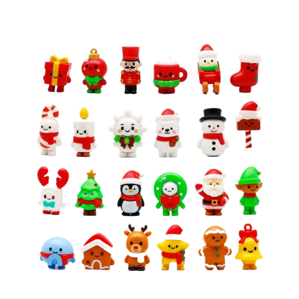 24 stuks Mini Kerst Actiefigur - Elk Bugle Call recensie en prijs