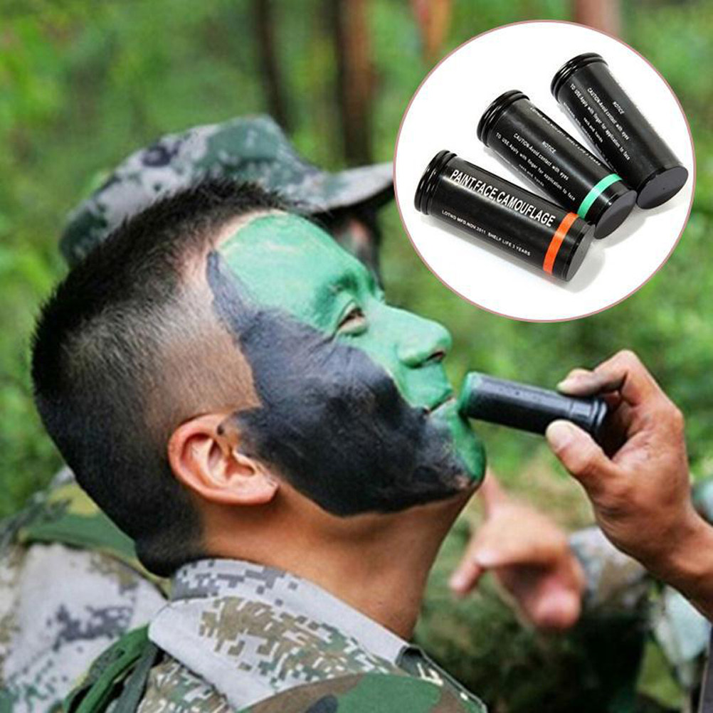 3 stuks Camo gezichtsverf, hui - Camo Face Paint recensie en prijs